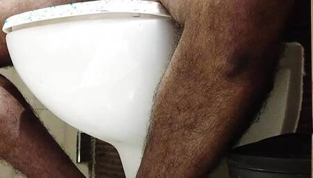 Hotel Bathroom Camera - Cute Boy Shaking On Huge Dick Cumming