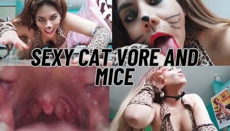 Vore sexy cat and mice POV