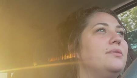 Risky Chain Smoking & Flashing while driving