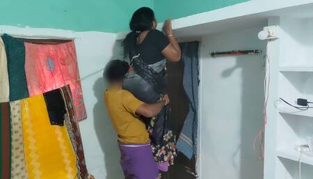 Real homemade As if to help, he has sex with Aunty