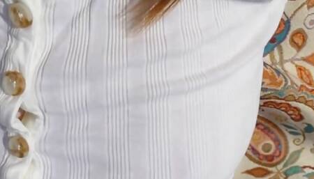 Fingers Rubing Petite Pussy in the Park. Masturbate Under Panties Outdoor.