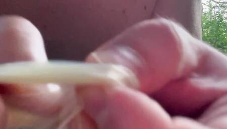 Totally excited- other user sent me his used condom