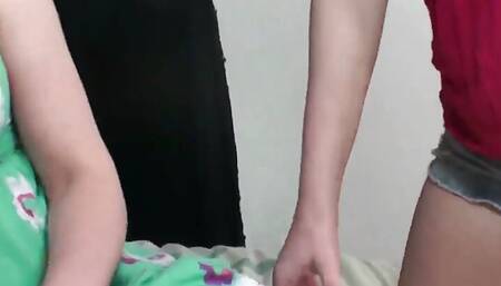 Two Stepsisters Getting Busy Making Out and Not Making up