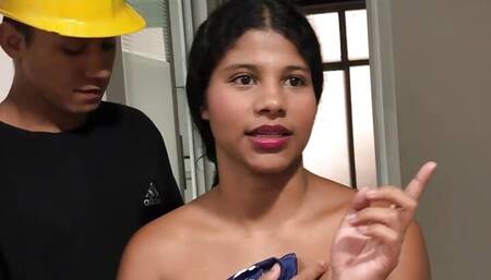 An engineer comes to my house to help with a problem and I pay him with a lot of sex