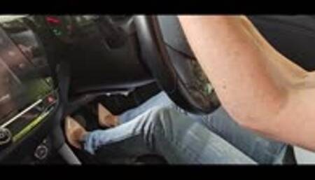 Woman Leaves Work Wheel Spinning!!!