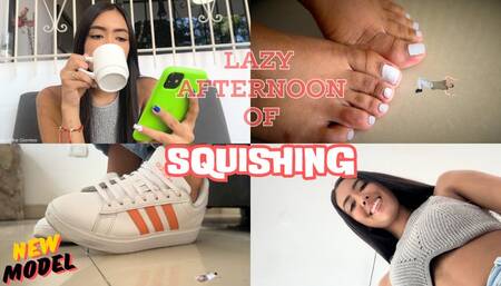 Lazy Afternoon of Squishing 720 - New Giantess Serena