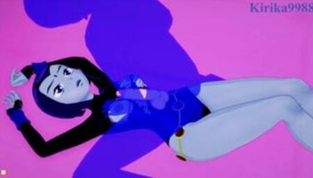 Raven and I have deep sex in a secret room. - Teen Titans Hentai