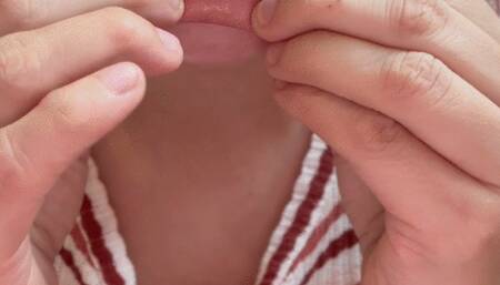 Denture Mouth Vore play but make it sexy