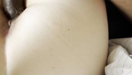 Big Bum Amateur Young MILF Oozing Cum After Cheating on Husband He Listens