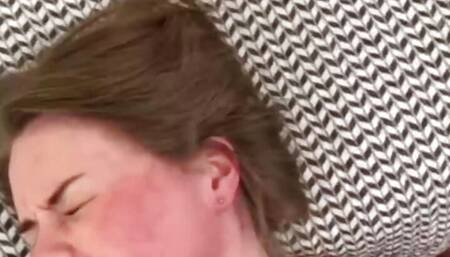 Innocent Sub Girlfriend Double Penetration Dildo Training