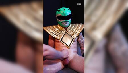 Guy 30 - Edging the Green Power Ranger Until He Covers His Own Face