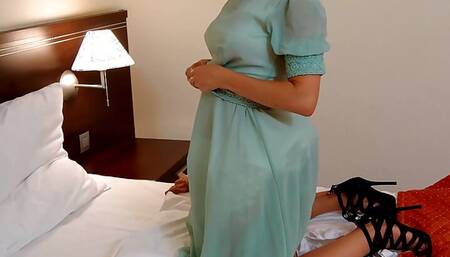 Wanilianna's Fetish Nylon Show in Torino