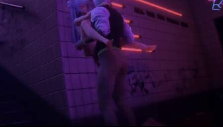 Night Club HENTAI Gangbang