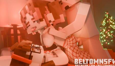 Minecraft Sex Mod - Threesome Sex Animation