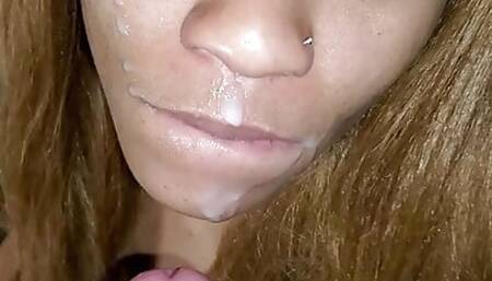 Maddie X fucked doggy style then came in her mouth