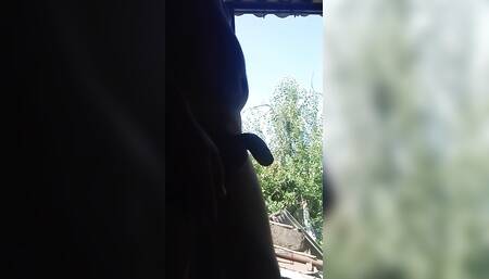 Hot dick. Summer . Water. Huge dick.  I am showing my dick. Masturbation .
