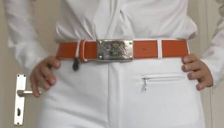 POV: Pamper White Sexy Riding Pants Ass and JOI