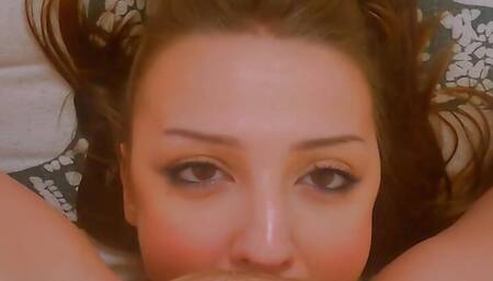 First time lesbian face sitting POV experience and strap on fucking