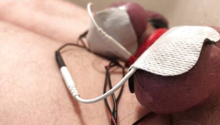 Twitching Dick Estimmed to Hands Free Orgasm.