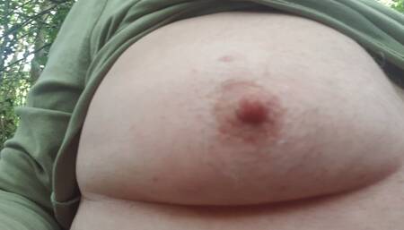 Showing my blue knickers