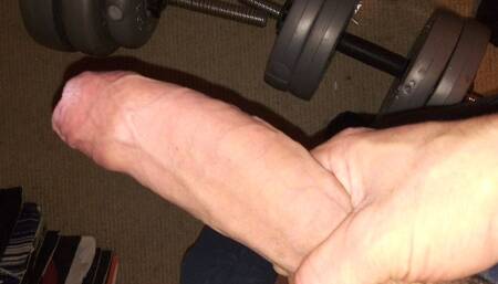 Dick Dancing with My Hard Member, Before Having Some 3way Fun with My Bwc and BBC, She Was a Very Lucky Lady!!!