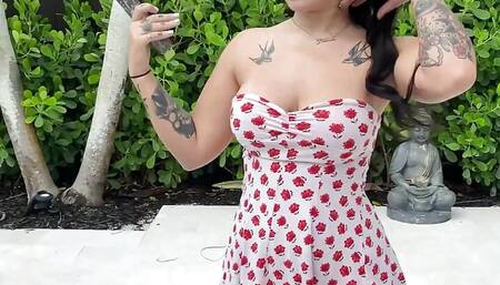 Big Titty Tattoo Babe Stella Rae Gets Fucked in Sundress