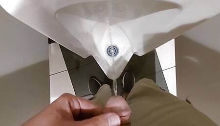 Taking a Piss at a Urinal - the Pissing Collection!