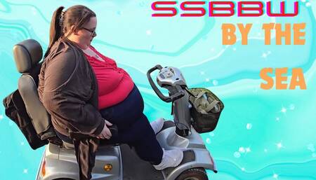 SSBBW BY THE SEA ON MY MOBILITY SCOOTER