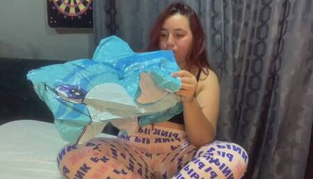 Pijamada Join me to inflate and deflate my new Intex dolphin inflatable