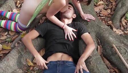 Young Latino Having Dream Sex with a Horny Cute Fairy From Mexican Forest