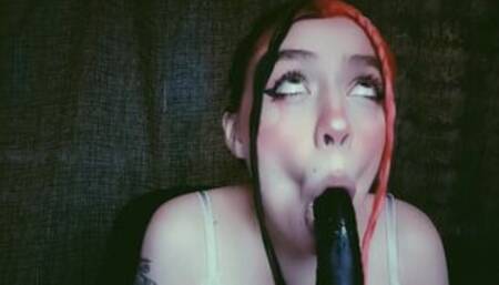 sucking yummy black cock