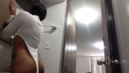 I like to record myself half-naked