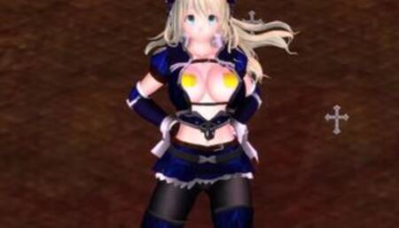 【MMD】Armor equipment Alice and Atago-san with Atago-san【R-18】