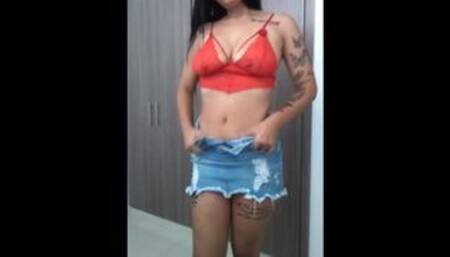 my teacher records herself and sends me a video of her changing