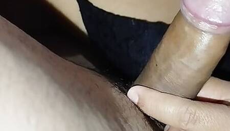 My girlfriend's rich lips