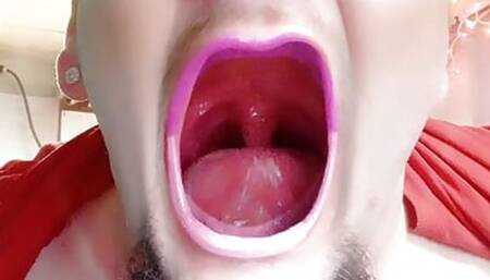 Huge Mouth Cum