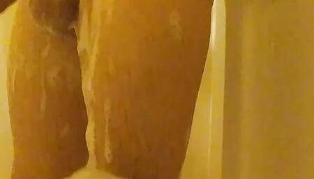 Watching Daddy in the shower