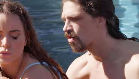 BRAZZERS - Jessie Rogers Seduces Her Husband's Friend Bruce Venture, Then Gets All Her Holes Pounded