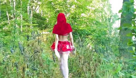 Little Red Riding Hood's Adventure in the Forest - Pussy Destruction - Deep Throat