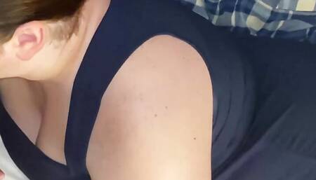 Amazing Snowbunny Lends Her Mouth to a Black Bull