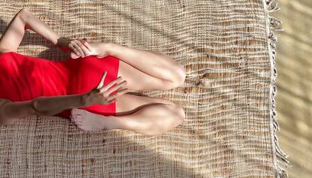 pov short dress mommy teasing