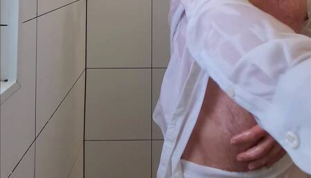 Showering with clothes on