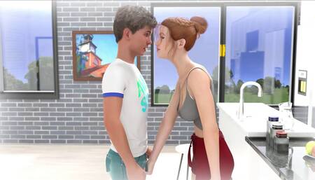 College Kings - Karthik Fucking Riley in His Dream Including blowjob and Foot job