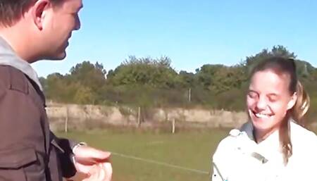 Cocky Man Picks up German Girl Who Is Always in the Mood to Fuck