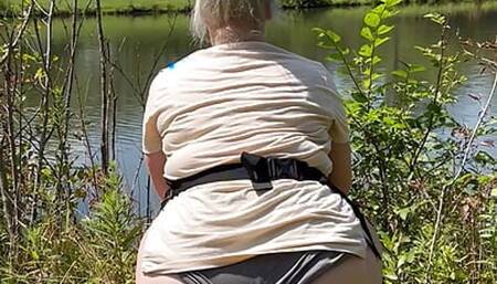 Fishing and flashing on a nice day