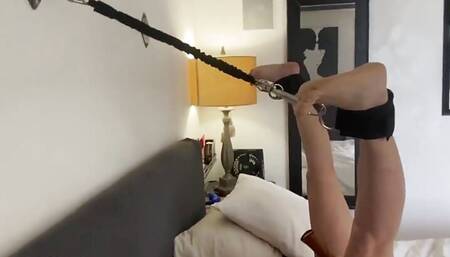 Bonnie Chained to a Wall Spread Eagle & Served up to Pleasure a Throbbing, Horny Dick. 4K.