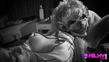 Big Ass Girlfriend Is Dragged to the Clinic of Terror - Halloween