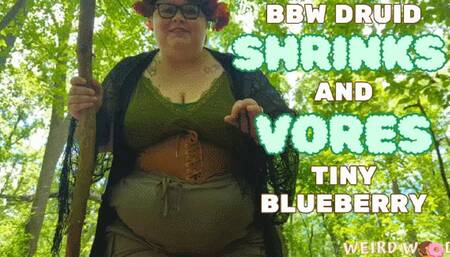 BBW Druid Shrinks and Vores Tiny Blueberry Adventurer - WMV
