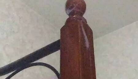 fucking bedpost in the hotel