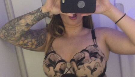 Going through my videos I found this one from a toilet on a plane. Who's joining me for some mile pussy play